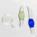 Colour Snake Oil Burner Pipe [SNP] Oil Burner Super Supplys Inc Blue & Green