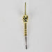 4.7” Stainless Steel Skull Dab Tool [SMKE-104] Cap · Dabber · Insert · Clip · Nail Canadian Distributor Gold