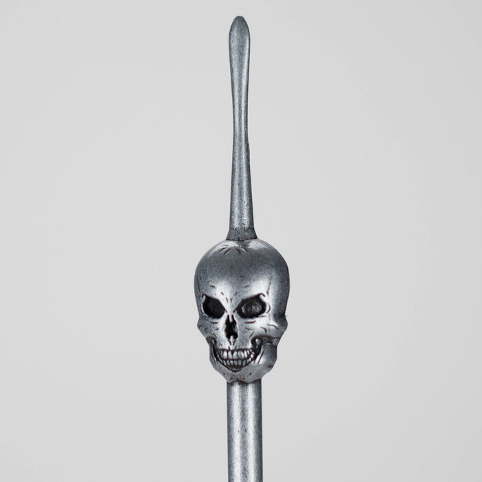 4.7” Stainless Steel Skull Dab Tool [SMKE-104] Cap · Dabber · Insert · Clip · Nail Canadian Distributor