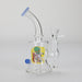 6.5″ Cartoon PrintGlass Bong [F230829-1B] Glass Bong Canadian Distributor Light Blue (Sticker 1)