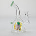 6.5″ Cartoon PrintGlass Bong [F230829-1C] Glass Bong Canadian Distributor Jade (Sticker 2)