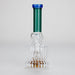 6" Stemless Glass Bong with Water Diffuser – 14mm Bowl Joint Glass Bong Bongzie Smokes