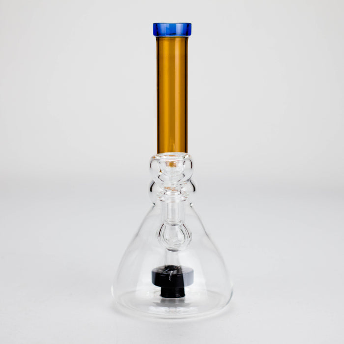 8.5" Stemless Glass Bong with Diffuser – Assorted Colors Glass Bong Bongzie Smokes
