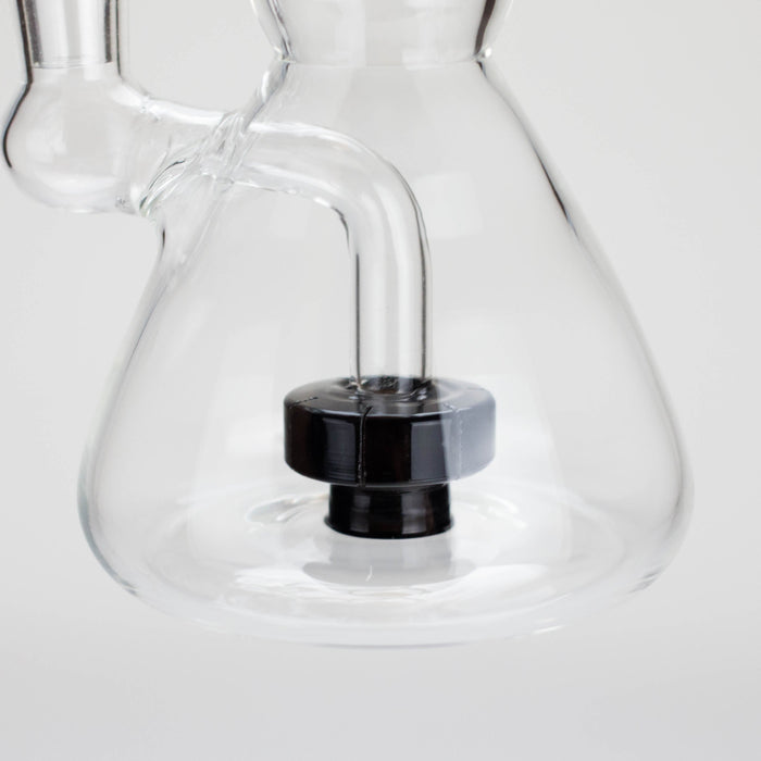 8.5" Stemless Glass Bong with Diffuser – Assorted Colors Glass Bong Bongzie Smokes