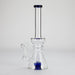 11" Stemless Glass Bong with Diffuser – 14mm Bowl Joint Glass Bong Bongzie Smokes