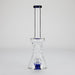 11" Stemless Glass Bong with Diffuser – 14mm Bowl Joint Glass Bong Bongzie Smokes