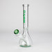 Dank | 10 " Beaker glass water Bong Glass Bong Smoking Cat Distribution Green