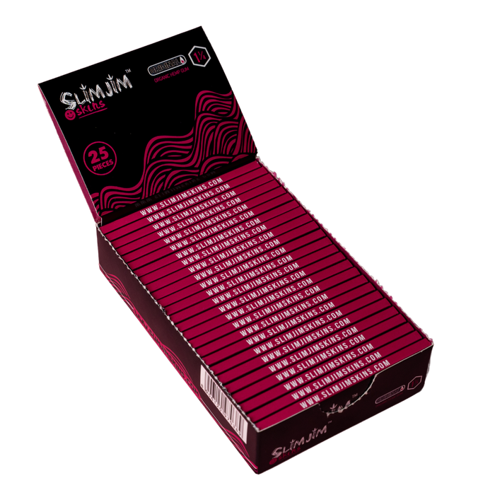 Slimjim - Original 1 1/4th Size Rolling Papers – Box of 25 Packs 1 - 1/4" Size SLIMJIM