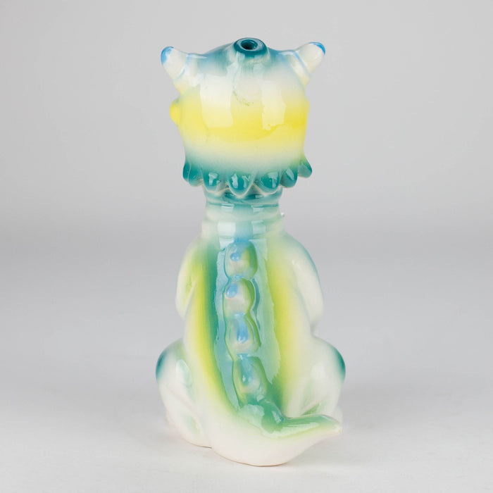 7″ Vintage Design Ceramic Bong – Unique Cyclops Monster Shape [ES079WP] Ceramic Bong Canadian Distributor