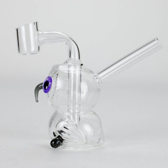 4″ Owl Glass Dab Rig [F20230926-4B] Glass Rig Canadian Distributor