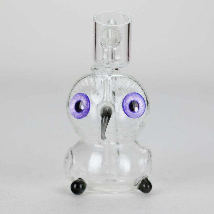 4″ Owl Glass Dab Rig [F20230926-4B] Glass Rig Canadian Distributor