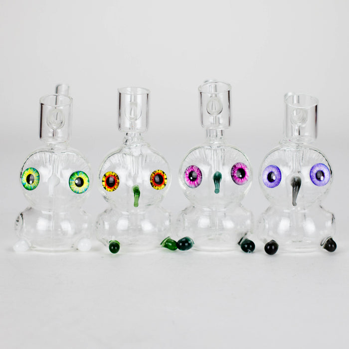 4″ Owl Glass Dab Rig [F20230926-4B] Glass Rig Canadian Distributor