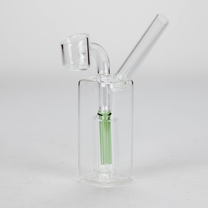 4″ Glass Dab Rig with Banger [G230806-5] Glass Rig Canadian Distributor Green