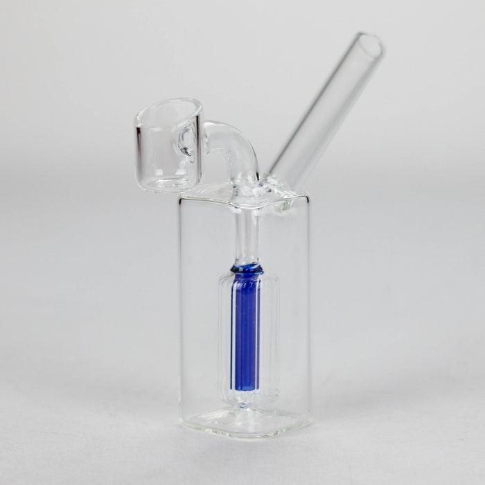 4″ Glass Dab Rig with Banger [G230806-5] Glass Rig Canadian Distributor Blue