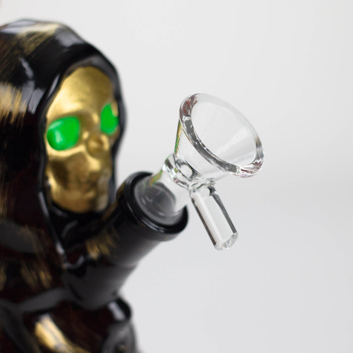 6″ Black Skull Soft Glass Bong [XY008] Glass Bong Canadian Distributor