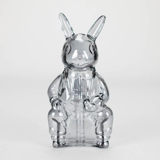 6″ Black Bunny Soft Glass Bong [XD006] Glass Bong Canadian Distributor