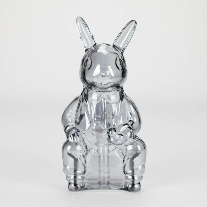 6″ Black Bunny Soft Glass Bong [XD006] Glass Bong Canadian Distributor
