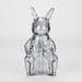 6″ Black Bunny Soft Glass Bong [XD006] Glass Bong Canadian Distributor