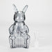 6″ Black Bunny Soft Glass Bong [XD006] Glass Bong Canadian Distributor