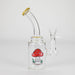 6.5″ Cartoon PrintGlass Bong [F230829-2A] Glass Bong Canadian Distributor Yellow (Sticker 2)
