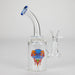6.5″ Cartoon PrintGlass Bong [F230829-2A] Glass Bong Canadian Distributor Blue (Sticker 5)