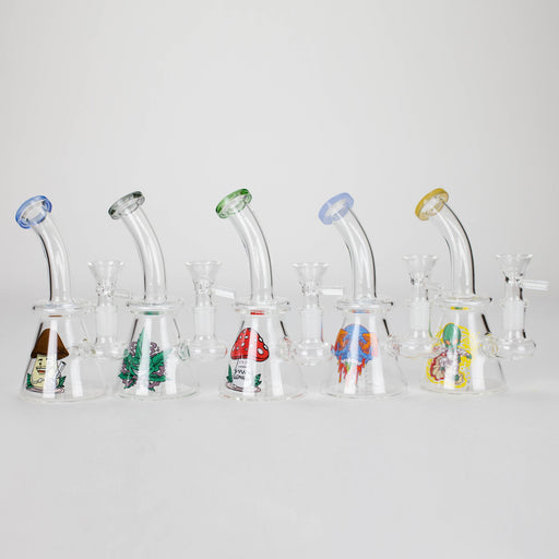 6.5″ Cartoon PrintGlass Bong [F230829-2D] Glass Bong Canadian Distributor