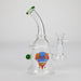6.5″ Cartoon PrintGlass Bong [F230829-1E] Glass Bong Canadian Distributor Green (Sticker 4)
