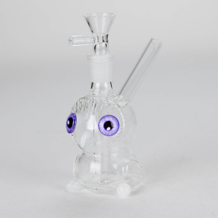 4″ Owl Glass Bong [F20230926-4A] Glass Bong Canadian Distributor White