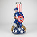 12" Captain Star Glass Bong – 9mm Thick Superhero-Themed Glass Resin · Silicone · Plastic Bong RMG WHOLESALE