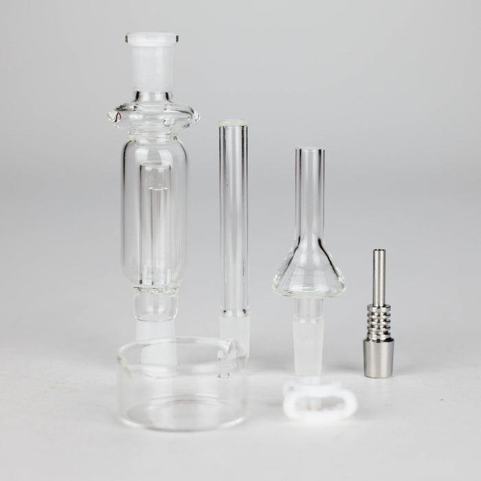 Glass Nectar Collector Kit with Titanium Tip – Complete Set in Premium Red Box Nectar Collector RMG WHOLESALE