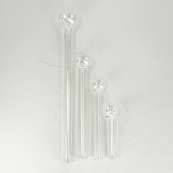 High Quality Glass Oil Burner – Clear (4", 6", 8", 12") Oil Burner RMG WHOLESALE