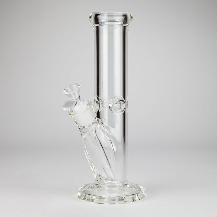 12" Cylindrical Clear Water Pipe – Straight Tube Bong | 9mm Thick Glass Bong RMG WHOLESALE