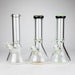 12" Classic Rim Beaker Bong – 9mm Thick Glass with 14mm Bowl Joint Glass Bong RMG WHOLESALE