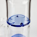 17" Blue Honeycomb Cycler Glass Bong – 4 Honeycomb Diffusers Glass Bong RMG WHOLESALE