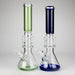 17" Ring Style Beaker Glass Bong – Spiral Neck | Ice Catcher | 14mm Bowl Joint Glass Bong RMG WHOLESALE