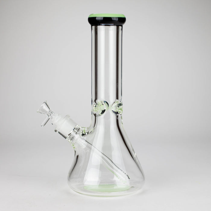 12" Classic Rim Beaker Bong – 9mm Thick Glass with 14mm Bowl Joint Glass Bong RMG WHOLESALE