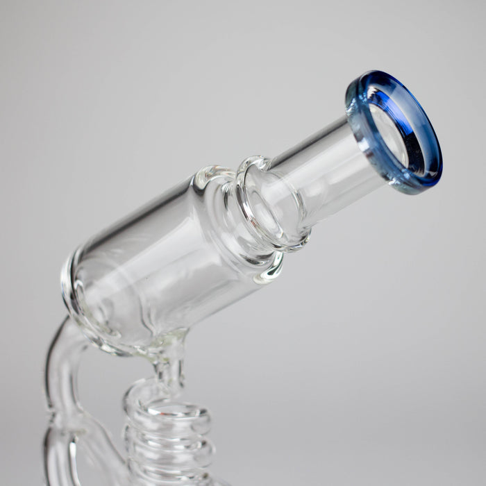 13" Telescope Coil Button Recycler Bong Glass Bong RMG WHOLESALE