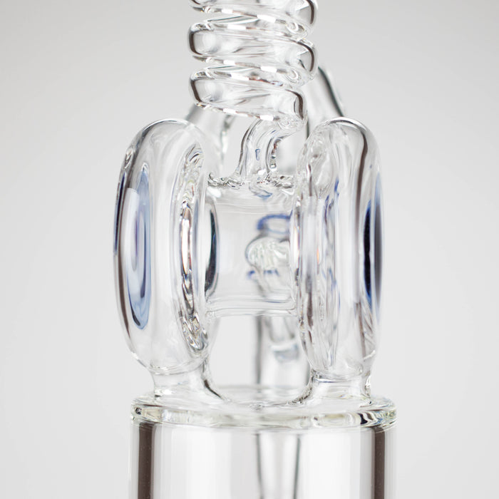 13" Telescope Coil Button Recycler Bong Glass Bong RMG WHOLESALE