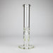 15" Cylindrical Clear Glass Water Pipe – 7mm Thick with Ice Catcher Straight Tube Bong with Wide Base & Deep Bowl Glass Bong RMG WHOLESALE