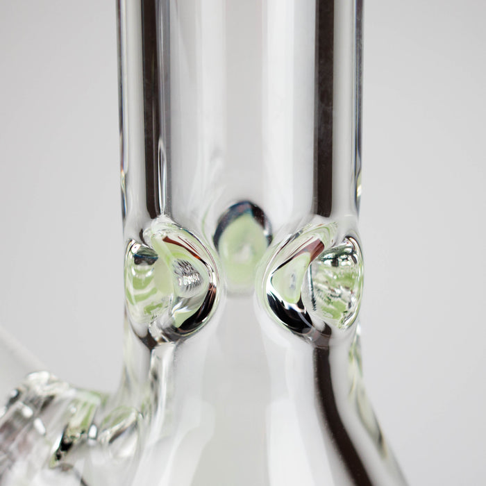 12" Classic Rim Beaker Bong – 9mm Thick Glass with 14mm Bowl Joint Glass Bong RMG WHOLESALE