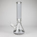 15" Grid Pattern Beaker Bong – Glow in the Dark Glass Bong RMG WHOLESALE