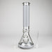 15" Grid Pattern Beaker Bong – Glow in the Dark Glass Bong RMG WHOLESALE