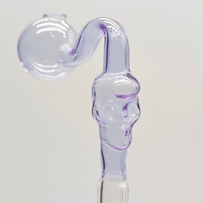 Colorful Skull Oil Burner Pipe Bowl Banger · Oil Burner Super Supplys Inc Purple