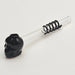 5" Color Skull Oil Burner Pipe [SKP] Oil Burner Super Supplys Inc T-Black