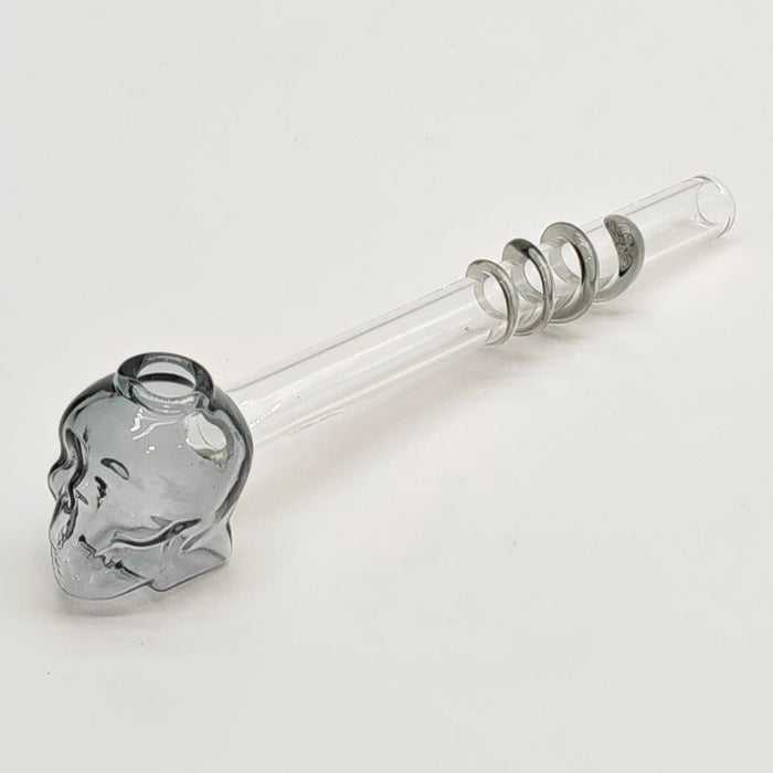 5" Color Skull Oil Burner Pipe [SKP] Oil Burner Super Supplys Inc Black