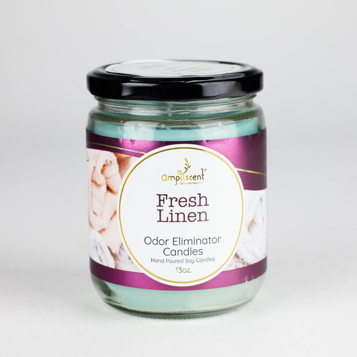 Ampliscent | Candles Odor Eliminator – 13oz Candle Canadian Distributor Fresh Linen