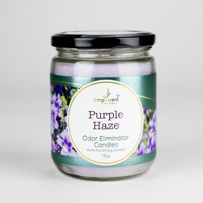 Ampliscent | Candles Odor Eliminator – 13oz Candle Canadian Distributor Purple Haze