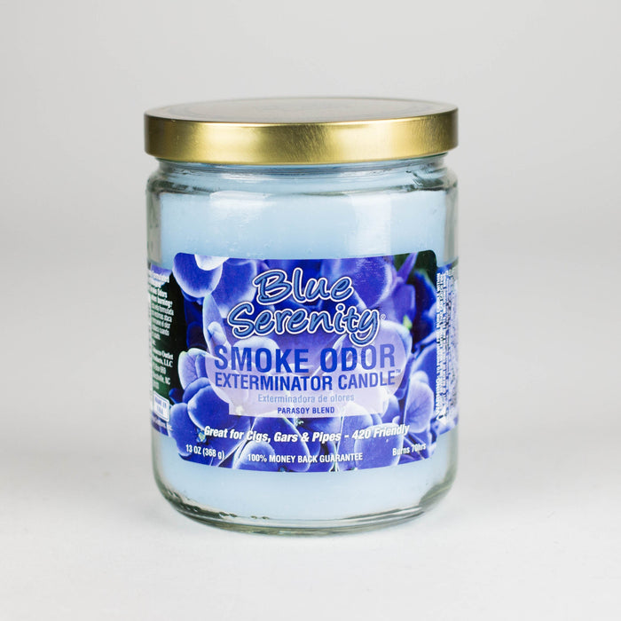 Smoke Odor | Candles Odor Eliminator 13oz Candle Smoking Cat Distribution Blue Serenity