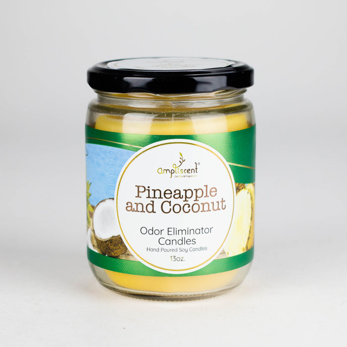 Ampliscent | Candles Odor Eliminator – 13oz Candle Canadian Distributor Pineapple & Coconut