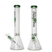 Johnny Green | 16″ 9mm Beaker with Elephant Joint and Grid Percolator Slide – Green (MJG-003) Glass Bong Canadian Distributor